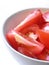 Bowl of tomatoes salad