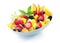 Bowl of tropical fruit salad