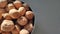 bowl of walnuts. walnut fruits.  Walnuts rich in omega 3
