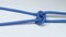 Bowline knot tying