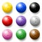 Bowling Balls Colors Set