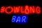 BOWLING BAR neon sign