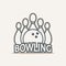 Bowling club logo