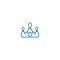 Bowling crown king logo icon template