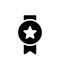 Bowling glyph flat icon