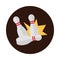 Bowling machine picks pins game recreational sport block flat icon design