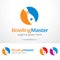 Bowling Master Logo Template Design Vector