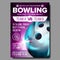 Bowling Poster Vector. Sport Event Announcement. Club Banner Advertising. Professional League. Vertical Sport Invitation