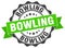 bowling seal. stamp