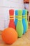 Bowling soft colorful pins