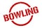 bowling stamp