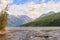 Bowman Lake in Glacier National Park.Montana.USA