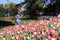 BOWRAL, AUSTRALIA - Sep 23, 2020: People with face mask walking in the p