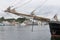 Bowsprit on Old Sailing Ship