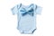 Bowtie Onesie For A Newborn Boy On White Background