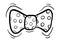 Bowties doodle bow doodle icon