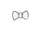 Bowties doodle bow doodle icon