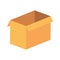 Box carton isolated icon