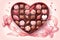 Box of Chocolates Valentine Day background