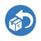 Box, delivery, easy returns, return Icon