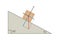 Box on an incline plane. Forces acting upon an object on an inclined plane: gravity, normal force, friction and acceleration. Work