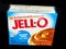 Box of Jello Sugar Free Butterscotch Pudding Mix on Black Backdrop