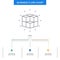 box, labyrinth, puzzle, solution, cube Business Flow Chart Design with 3 Steps. Line Icon For Presentation Background Template