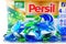 A box of Persil capsule laundry detergent product