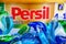 A box of Persil capsule laundry detergent product