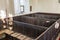 Box pews in a Unitarian Chapel.