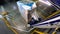 Box stretch wrapping machine timelapse. pallet wrapping machine. Machine for wrapping boxes in a plastic film in a