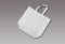 Box type White color bag, eco bag, non woven bag