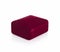 A box of velvet for decorations on a white background. Isolated