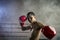 Boxer action Professional Muay Thai