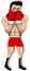 Boxer Boxing Man Muscular Defense Isolated