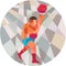 Boxer Boxing Punching Circle Low Polygon