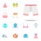 Boxer color icon. Clothes icons universal set for web and mobile