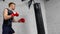 Boxer Fighter Sport Workout Punch Bag Exercise