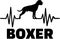 Boxer frequency silhouette