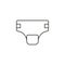 Boxer, hosiery icon - Vector. Simple element illustration natural concept. Boxer, hosiery icon - Vector. Organic concept 