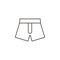 Boxer, hosiery icon - Vector. Simple element illustration natural concept. Boxer, hosiery icon - Vector. Organic concept 