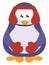 Boxer penguin, icon icon