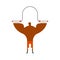 boxer on rope jump Training. Fitness exercises. sportsman isolated