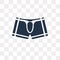 Boxer vector icon isolated on transparent background, Boxer tra