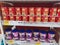 Boxes of Sun-maid raisins and Sun-sweet prunes on the shelf for sale at  supermarket