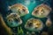 Boxfish Fish Underwater Lush Nature by Generative AI