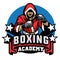 Boxing badge design