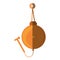 Boxing bell isolated icon