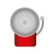 boxing bell isolated icon