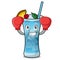 Boxing blue hawaii character cartoon